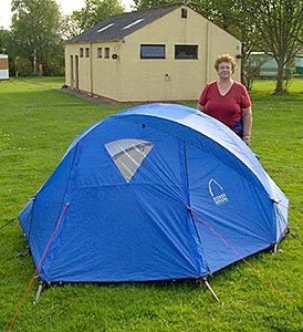 tent in scotland